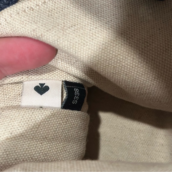 Kate Spade Carolyn Navy Blue Pebbled Leather Shoulder Bag Purse - Picture 13 of 15